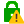 icon padlock green+warning